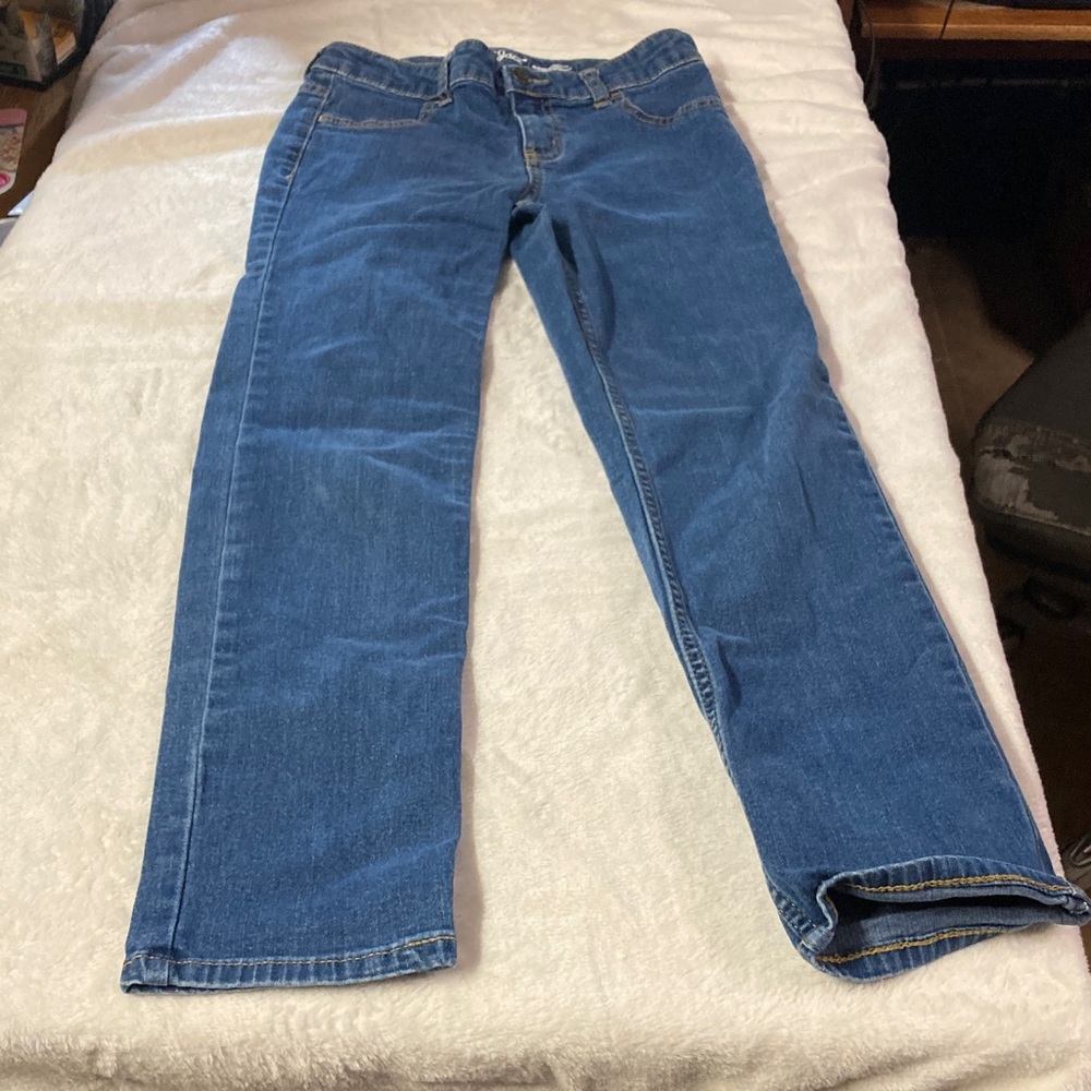 Cat & Jack Girls  Classic Blue Straight-Leg Jeans